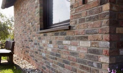 Облицовка дома из пенобетона клинкерным кирпичем. Облицовка кирпичом