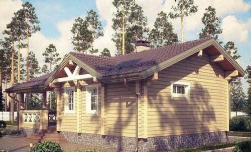 Строительство стен бани из клееного бруса. Проектирование бани из клееного бруса 03