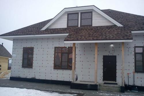 Как обложить дом из пенобетона кирпичом. Особенности облицовки пеноблоков 05 Как обложить дом из пенобетона кирпичом. Особенности облицовки пеноблоков 05