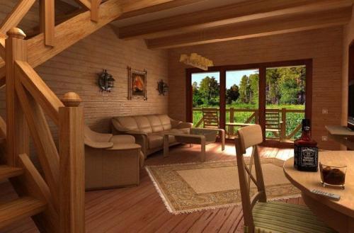 Как происходит сборка домов из клееного бруса. Преимущества дома из клееного бруса 01