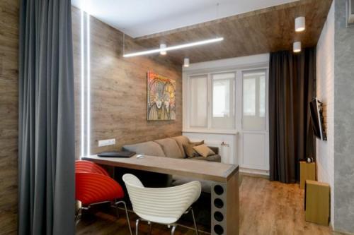 Как разделить рабочую зону от жилой зоны в однокомнатной квартире. 70+ идей зонирования однокомнатной квартиры