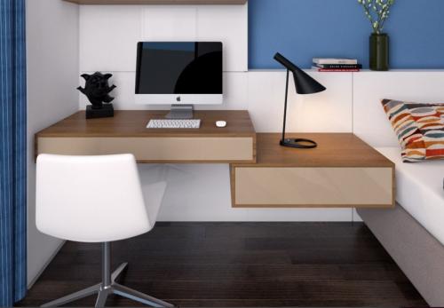 Как обустроить комфортный кабинет в маленькой комнате: советы и идеи 09 Как обустроить комфортный кабинет в маленькой комнате: советы и идеи 09