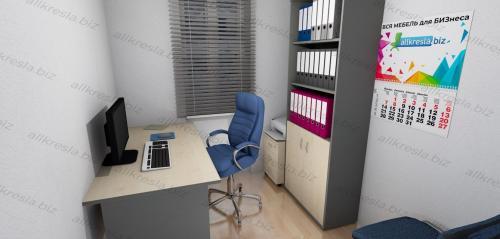 Как оформить интерьер маленького кабинета в офисе: советы и идеи 03