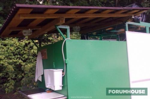 Бюджетный летний душ своими руками. Как построить летний душ с раздевалкой и уличным рукомойником