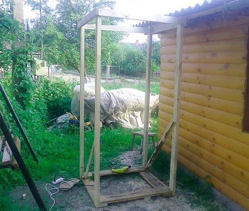 Летний душ в частном доме своими руками. Летний душ: чертежи, размеры, фото