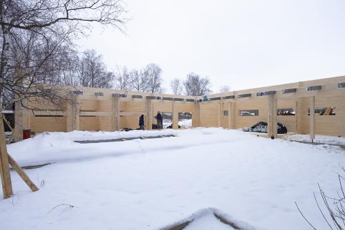 Клееный брус через 10 лет. 5 лет эксплуатации дома из клееного бруса