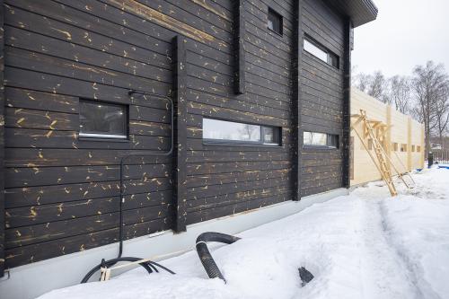 Клееный брус через 10 лет. 5 лет эксплуатации дома из клееного бруса