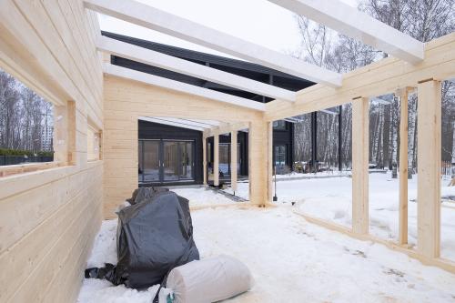 Клееный брус через 10 лет. 5 лет эксплуатации дома из клееного бруса