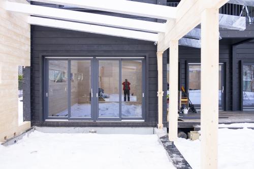 Клееный брус через 10 лет. 5 лет эксплуатации дома из клееного бруса