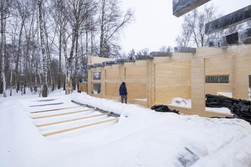 Клееный брус через 10 лет. 5 лет эксплуатации дома из клееного бруса