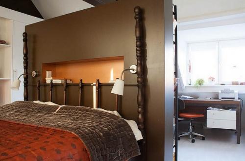 Как зонировать пространство, если кабинет совмещен с другой комнатой. Способы зонирования спальни-кабинета