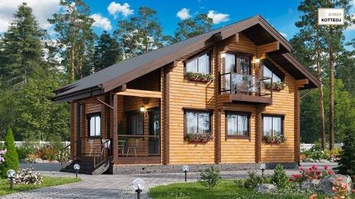 Современные проекты домов из клееного бруса. Элитный клееный брус из сердца Сибири 02