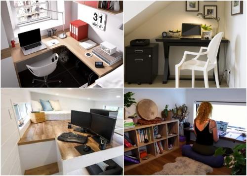 Какие идеи для украшения рабочего места подходят для малогабаритных помещений.  С чего стоит начинать оформление домашнего офиса в традиционном доме или квартире