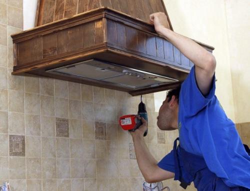 Схема подключения вытяжки на кухне. Этапы подключения