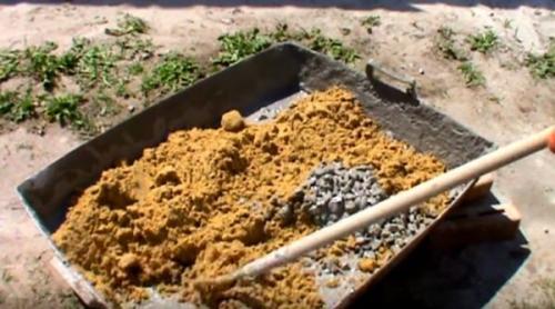 Плотность цемента песка щебня. Пошаговая инструкция по изготовлению бетона вручную 05