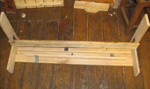 Лавка стол трансформер чертеж. Изготовление скамеек и ножек конструкции