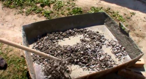 Плотность цемента песка щебня. Пошаговая инструкция по изготовлению бетона вручную 04