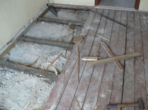 Замена деревянного пола на бетонный в частном доме. Конструктивные параметры основания