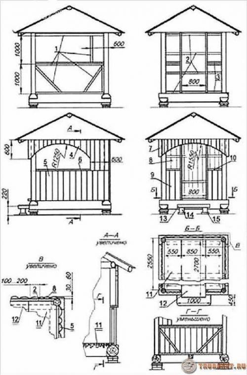 Чертежи изделий из профильной трубы. Чертеж беседки из профильной трубы, как сварить самостоятельно конструкцию