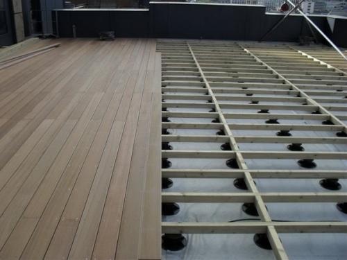 Как выровнять деревянный пол с большим перепадом