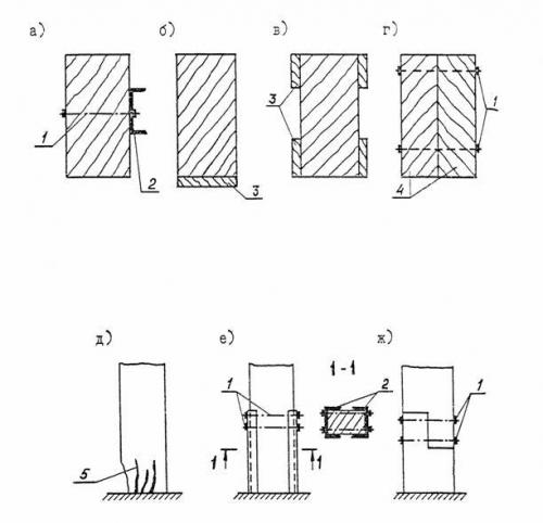 Усиление деревянных балок перекрытия. Наращивание площади сечения балки 10