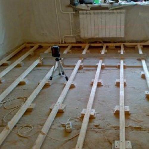 Поднять просевшие полы без разборки. Способы поднятия пола