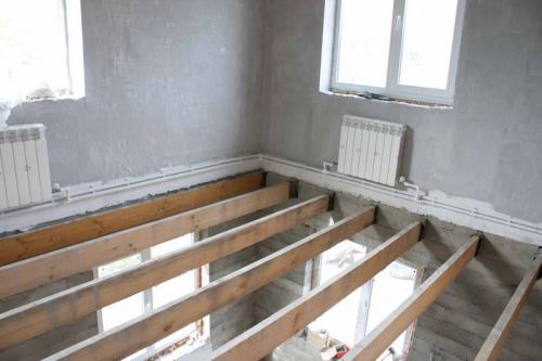 Чем покрыть пол на втором этаже. Деревянные перекрытия