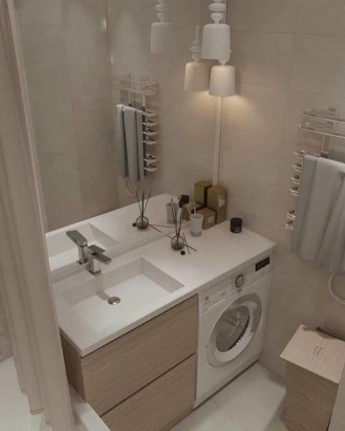 Ванные комнаты в большинстве своем имеют небольшую площадь, а хочеться побольше, чтобы суметь разместить все необходимое. 07