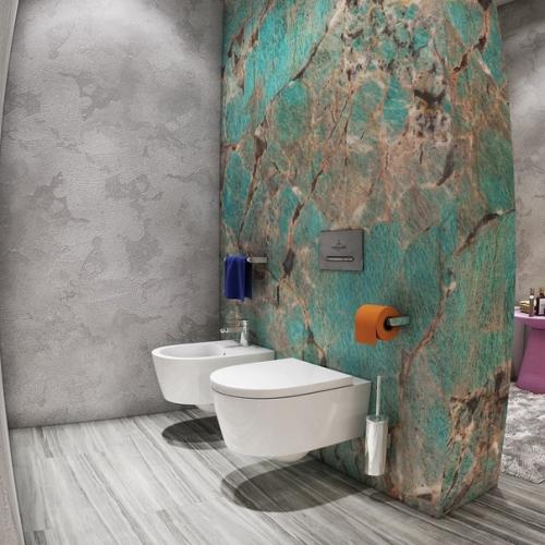 Очень необычный санузел, яркий и насыщенный. 02