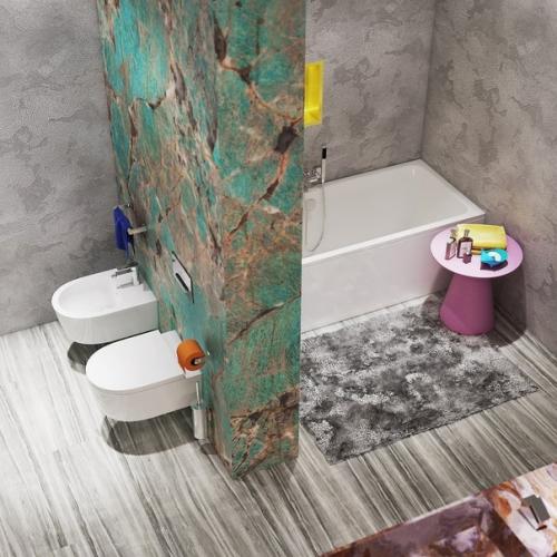 Очень необычный санузел, яркий и насыщенный. 03