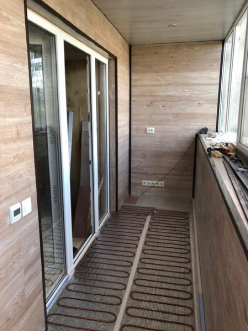 Завершили ремонт на лоджии. 02