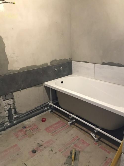 Дошли наконец - то руки показать результат ремонта в нашей ванной комнате, совмещенной с санузлом.