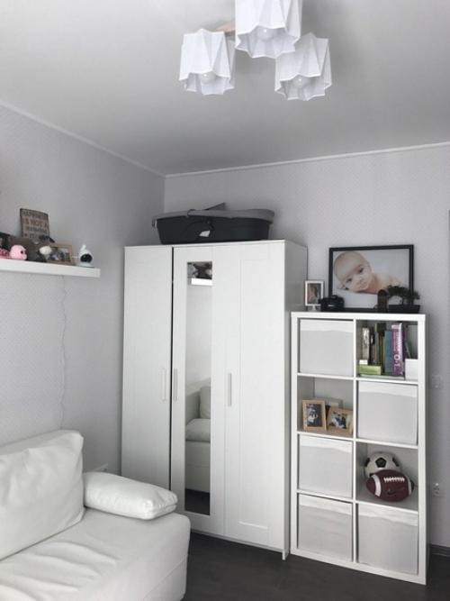 Вот такой ремонт сделали в детской комнате для нашего малыша. 02