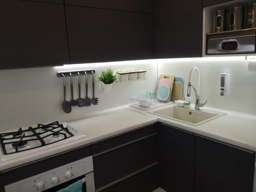 Симпатичный ремонт в квартире в современном стиле.