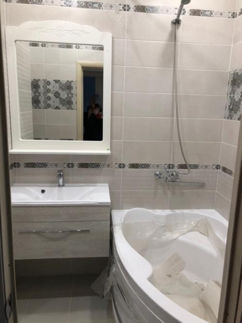 Хочу показать, как преобразились мои туалет с ванной после ремонта. 03