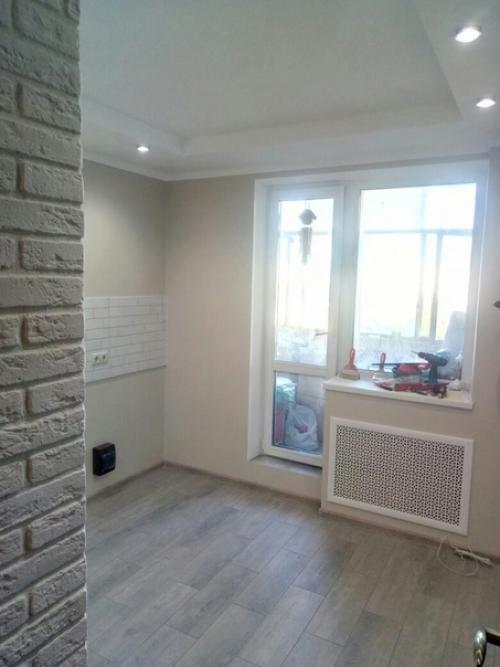 Отличный ремонт на кухне с нуля. 05