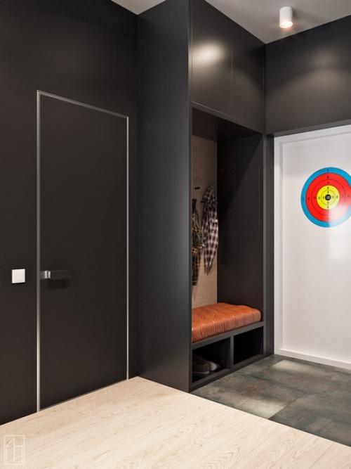 Дизайн - проект оформления квартиры с элементами стиля лофт. 01