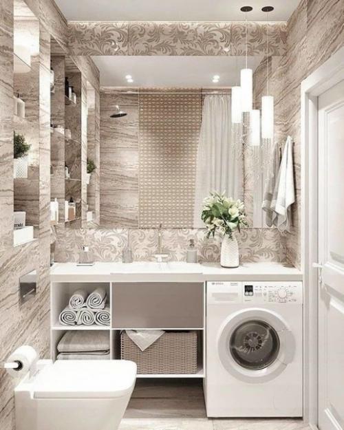 Ванные комнаты в большинстве своем имеют небольшую площадь, а хочеться побольше, чтобы суметь разместить все необходимое. 05