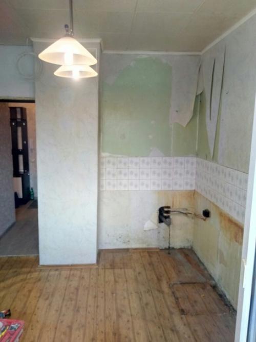 Отличный ремонт на кухне с нуля. 01