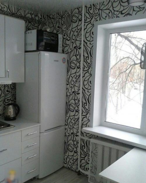 Вот так выглядит моя кухня после проделанного ремонта.