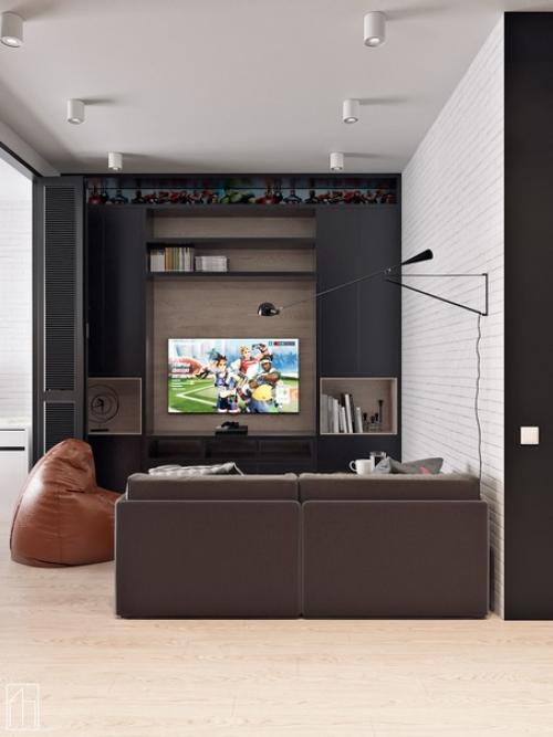 Дизайн - проект оформления квартиры с элементами стиля лофт. 05