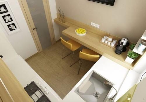 Дизайн - проект оформления небольшой кухни. 02