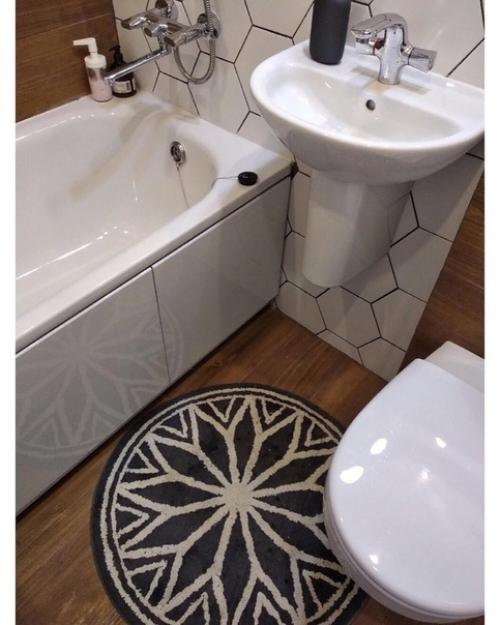 Наш супер маленький совмещенный санузел после ремонта. 04