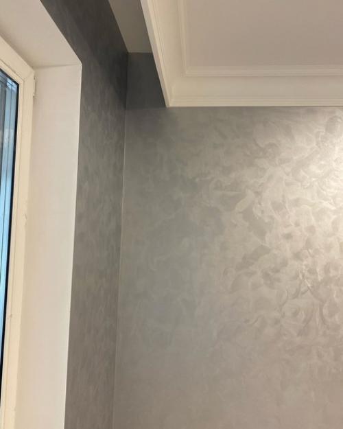 Мы решили оформить отделку квартиры жидкими обоями. 06