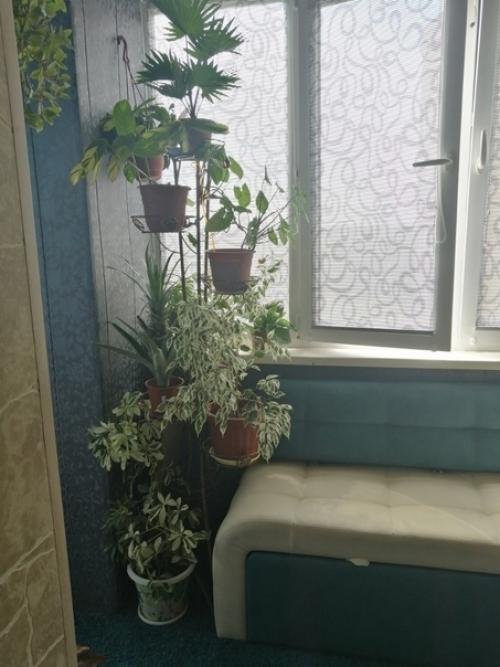 Таким образом мы кухню с балконом объединили. 06