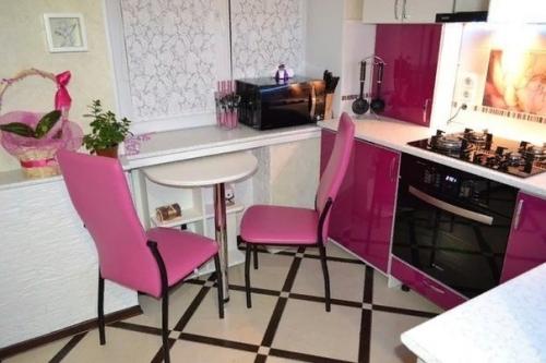 Моя яркая кухонька в хрущевке. 03