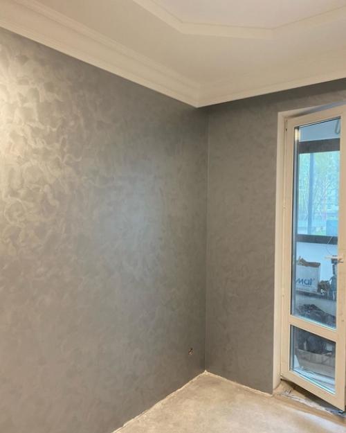 Мы решили оформить отделку квартиры жидкими обоями. 03