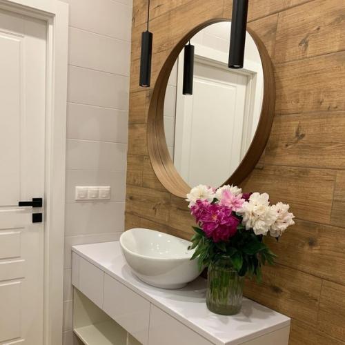 Такой вот вариант нашего мини санузла.