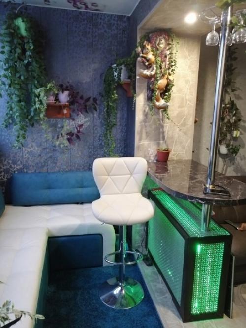 Таким образом мы кухню с балконом объединили. 05