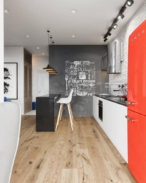 Однокомнатная квартира с яркими акцентами. 06